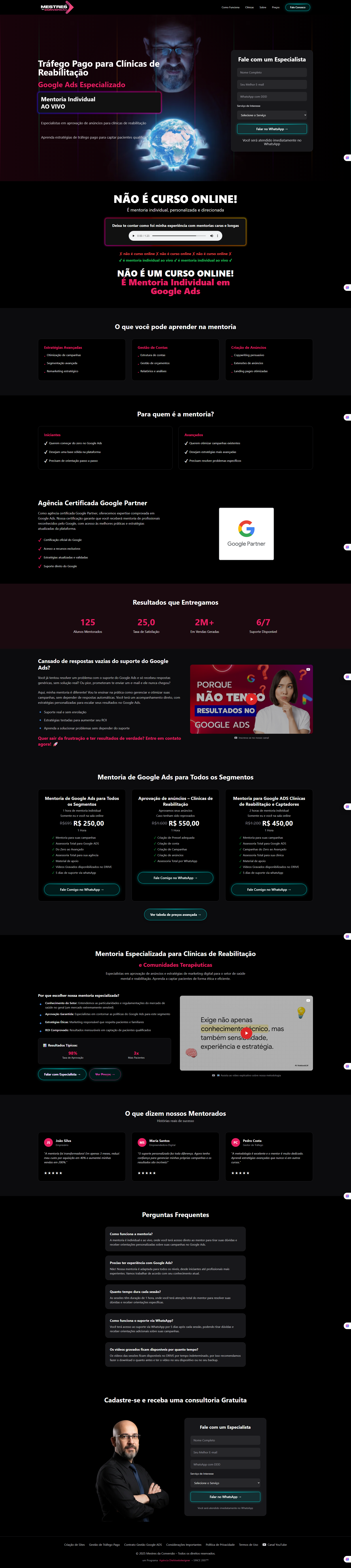 Mentorias Mestres da Conversão